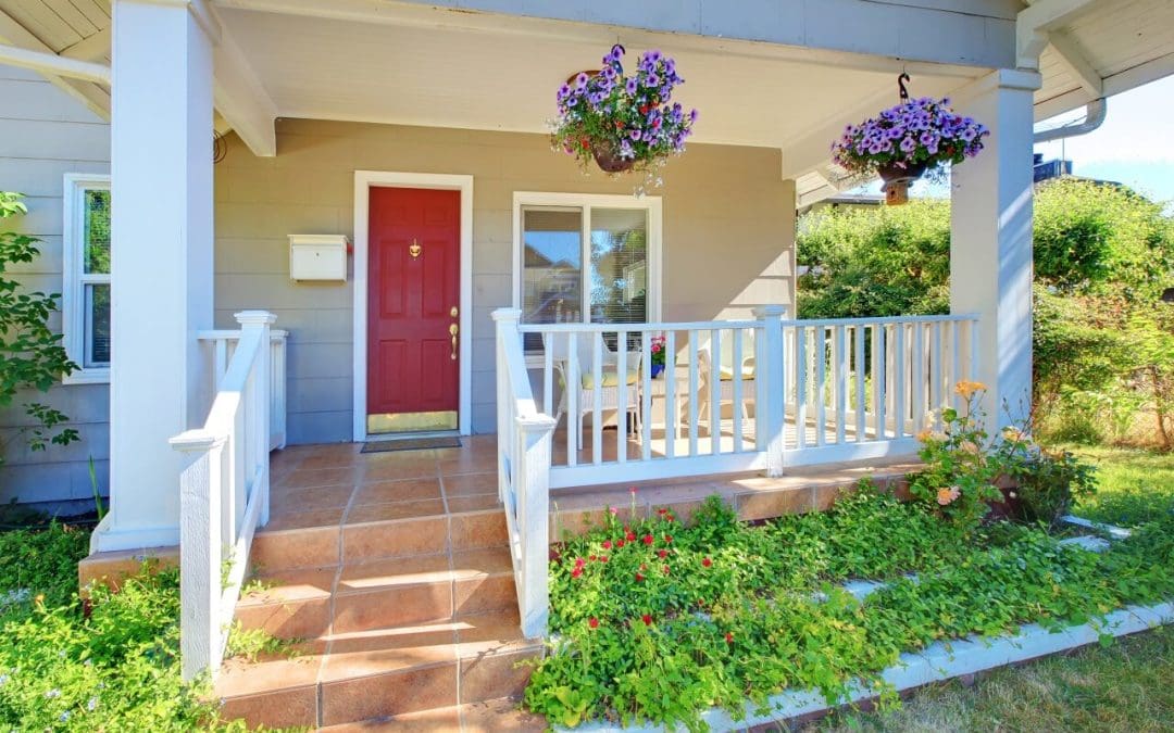 improve curb appeal by repainting your front door